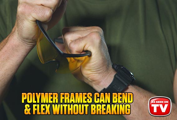Polymer frames can bend & flex without breaking